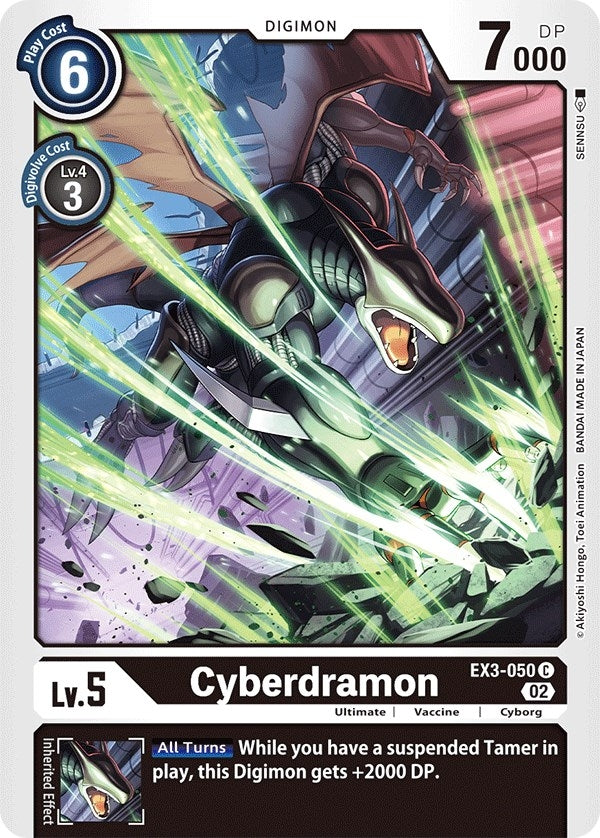 Image for Cyberdramon [EX3-050 C] - Digimon Card Game