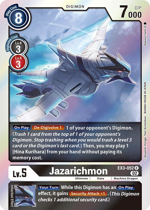 Image for Jazarichmon [EX3-052 R] - Digimon Card Game