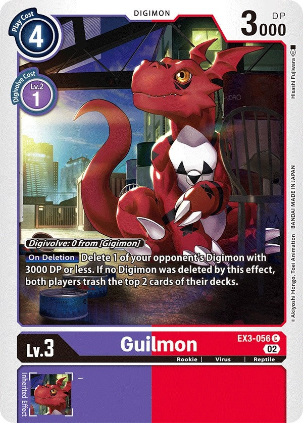 Image for Guilmon [EX3-056 C] - Digimon Card Game
