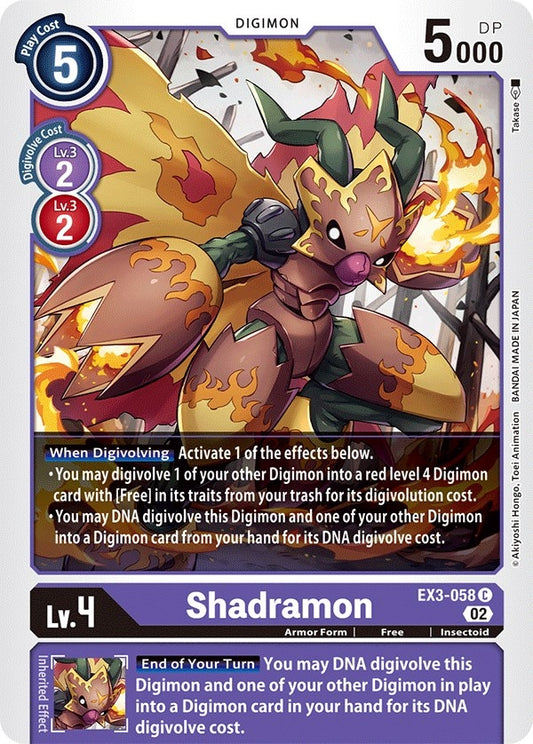 Image for Shadramon [EX3-058 C] - Digimon Card Game
