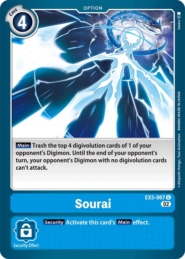 Image for Sourai [EX3-067 U] - Digimon Card Game