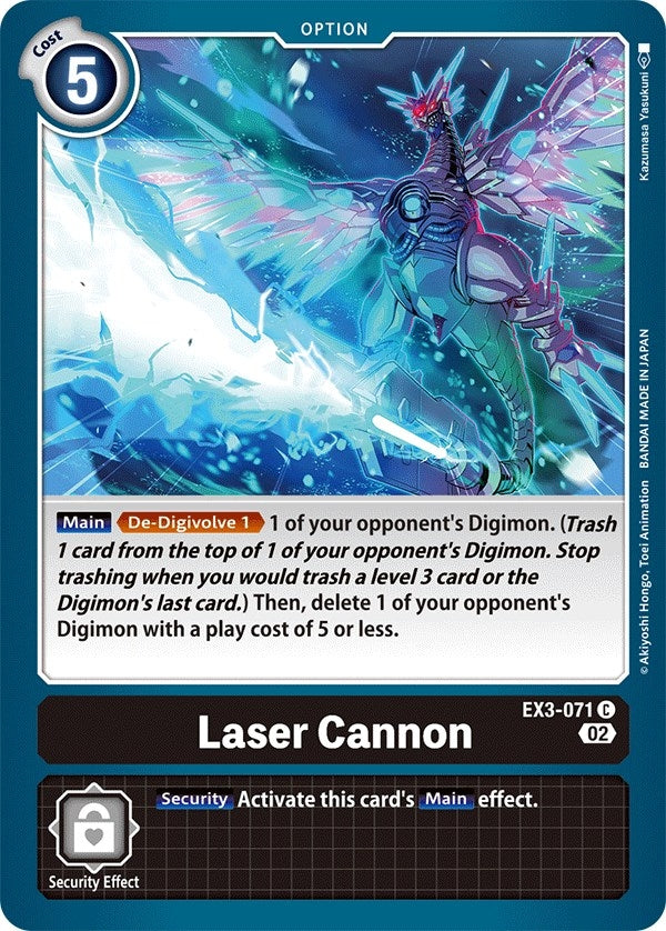 Image for Laser Cannon [EX3-071 C] - Digimon Card Game