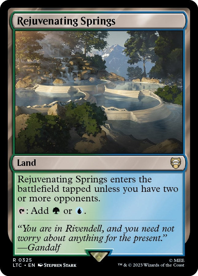 Image for Rejuvenating Springs [325] - Magic: The Gathering