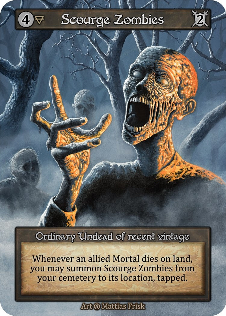 Image for Scourge Zombies (B) - Sorcery: Contested Realm