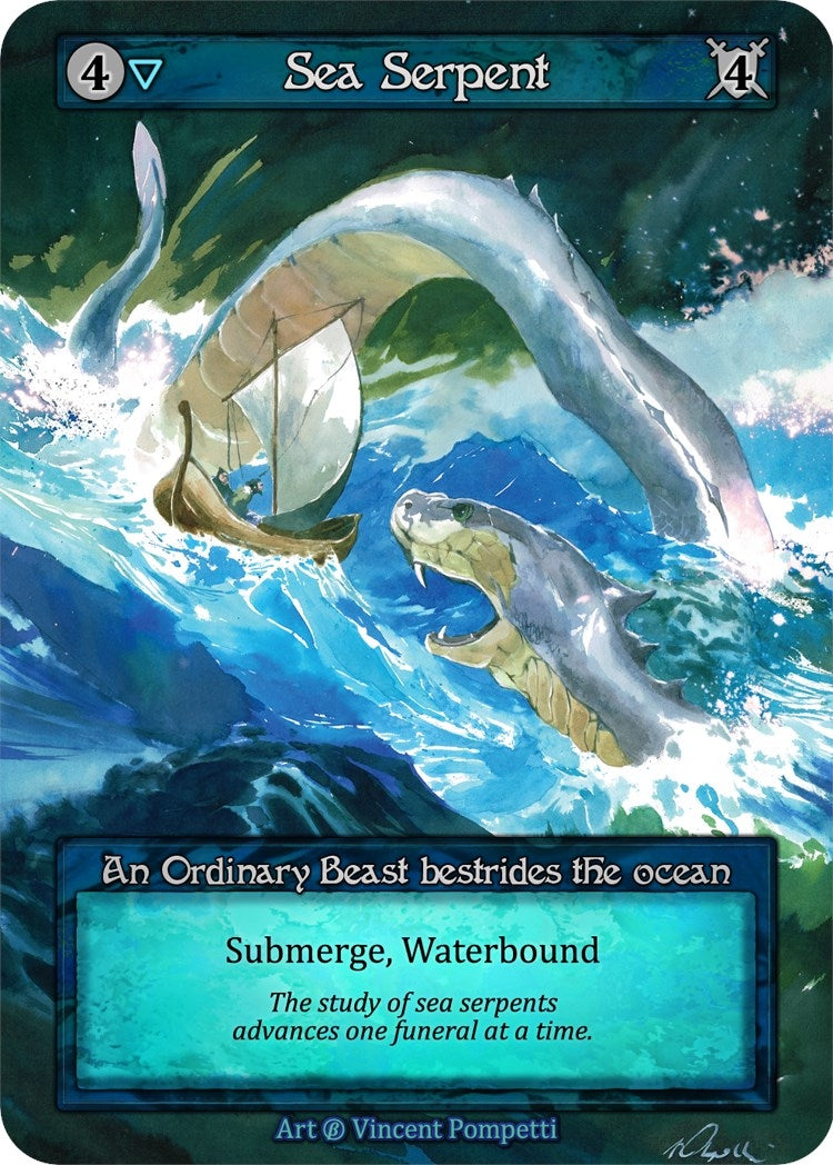 Image for Sea Serpent (B) - Sorcery: Contested Realm