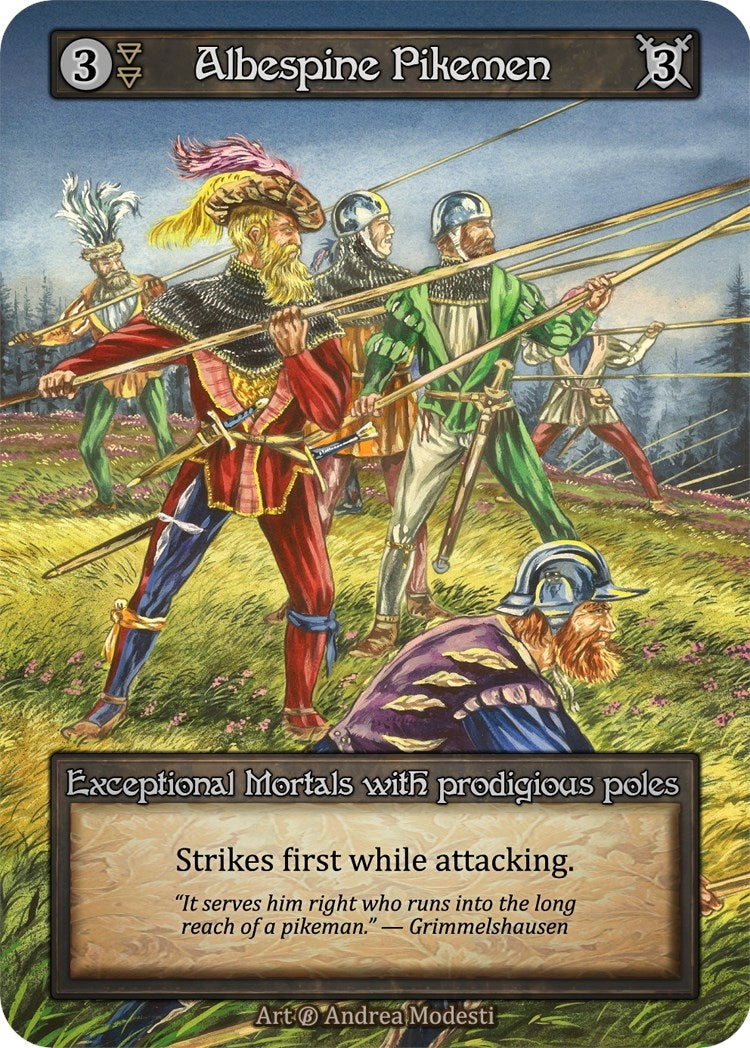 Image for Albespine Pikemen (B) - Sorcery: Contested Realm