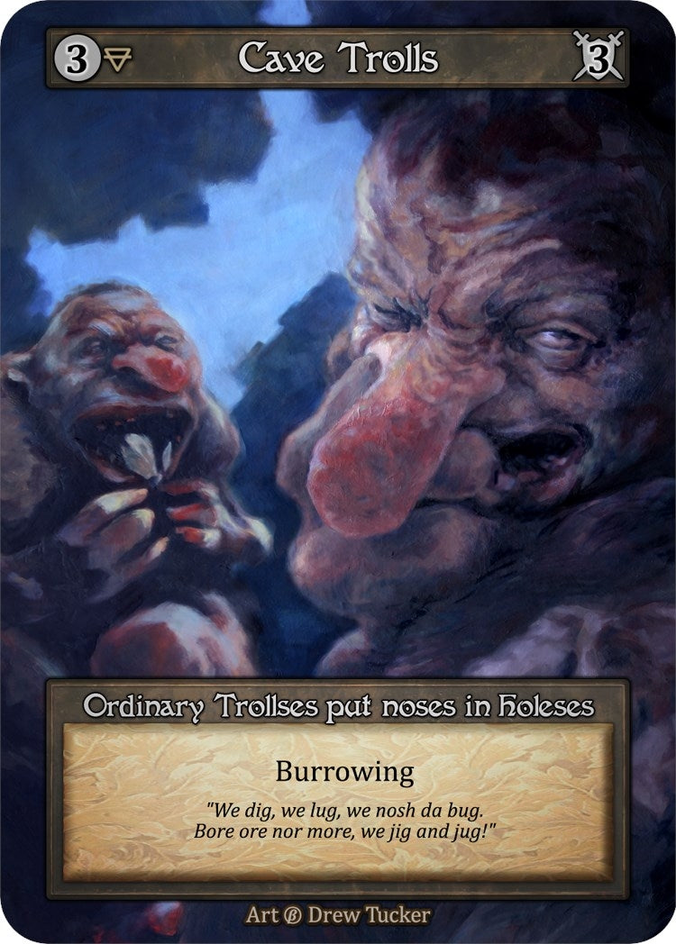 Image for Cave Trolls (B) - Sorcery: Contested Realm