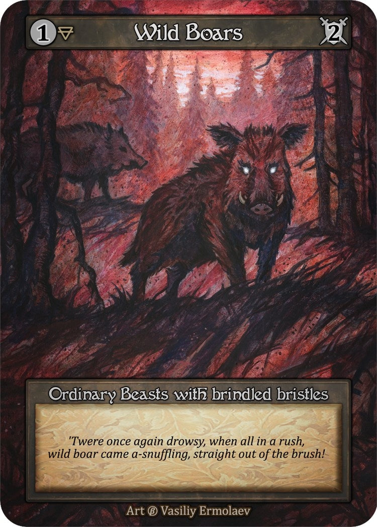 Image for Wild Boars (B) - Sorcery: Contested Realm