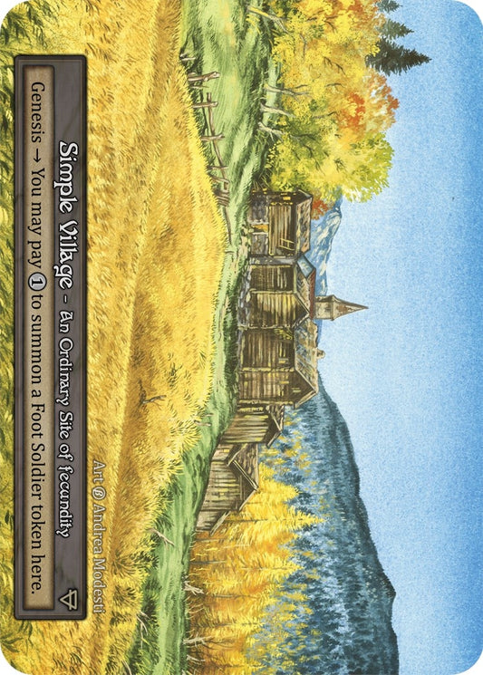 Image for Simple Village (B) - Sorcery: Contested Realm
