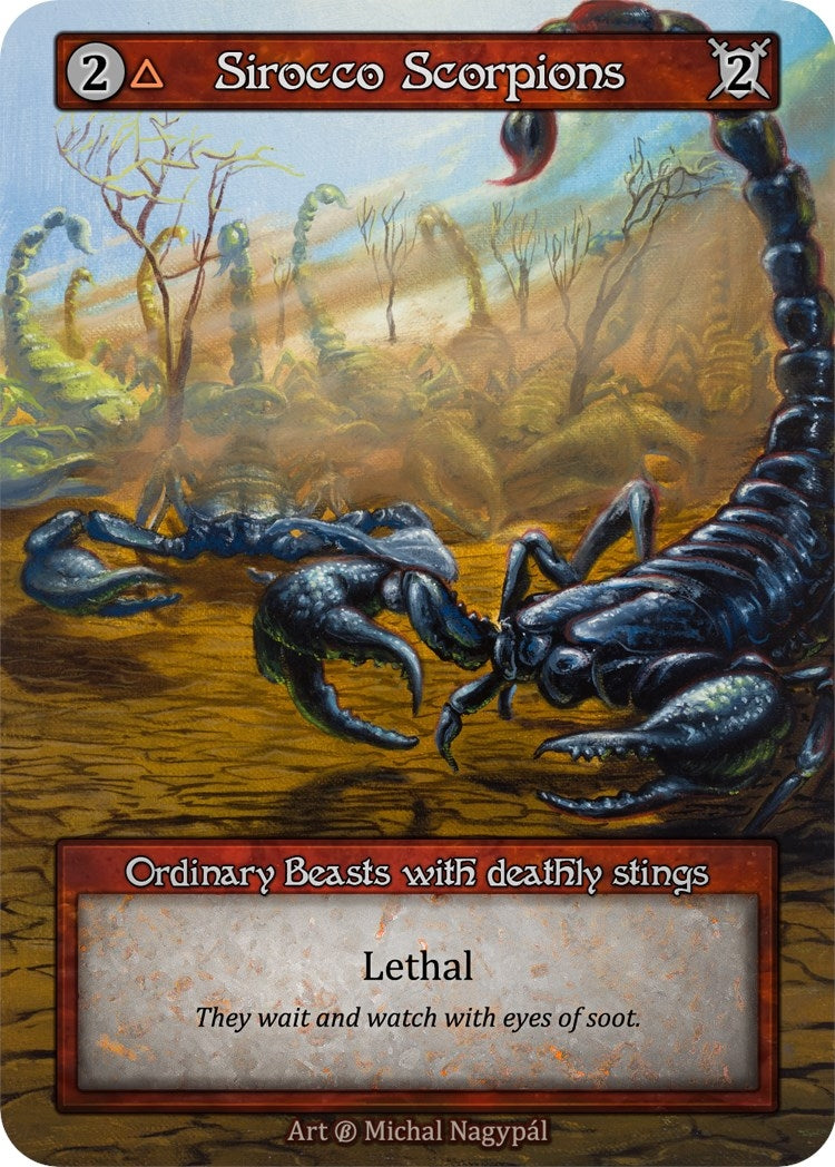 Image for Sirocco Scorpions (B) - Sorcery: Contested Realm
