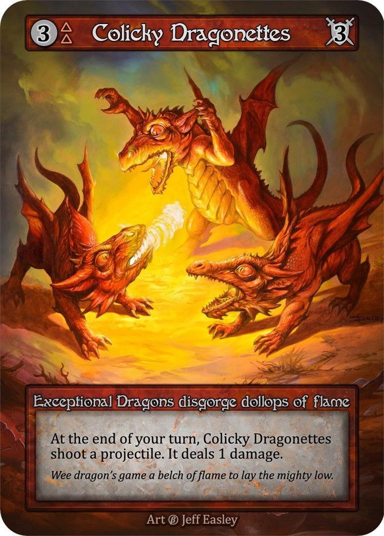 Image for Colicky Dragonettes (B) - Sorcery: Contested Realm