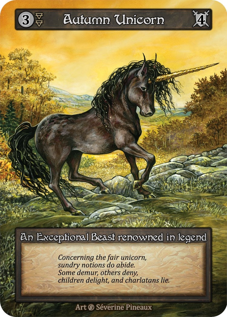 Image for Autumn Unicorn (B) - Sorcery: Contested Realm