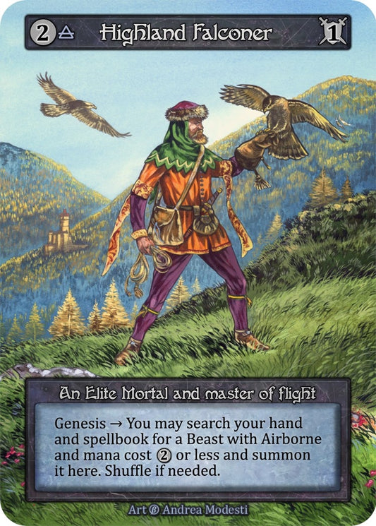 Image for Highland Falconer (B) - Sorcery: Contested Realm