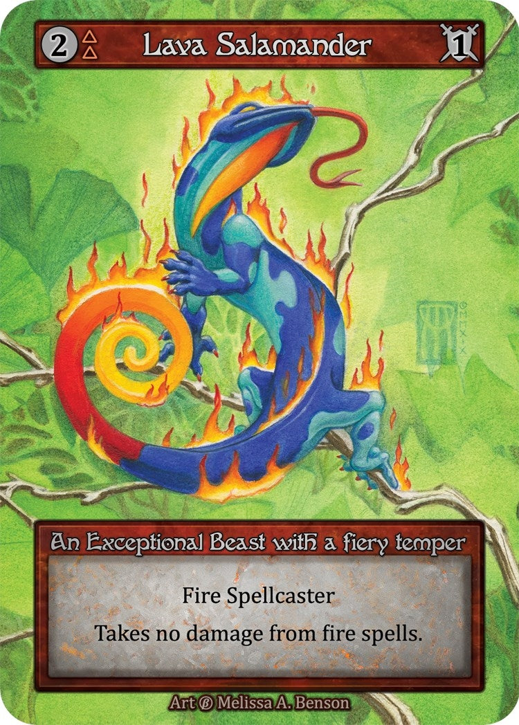 Image for Lava Salamander (B) - Sorcery: Contested Realm