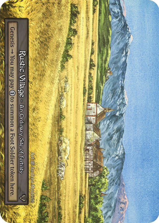 Image for Rustic Village (B) - Sorcery: Contested Realm