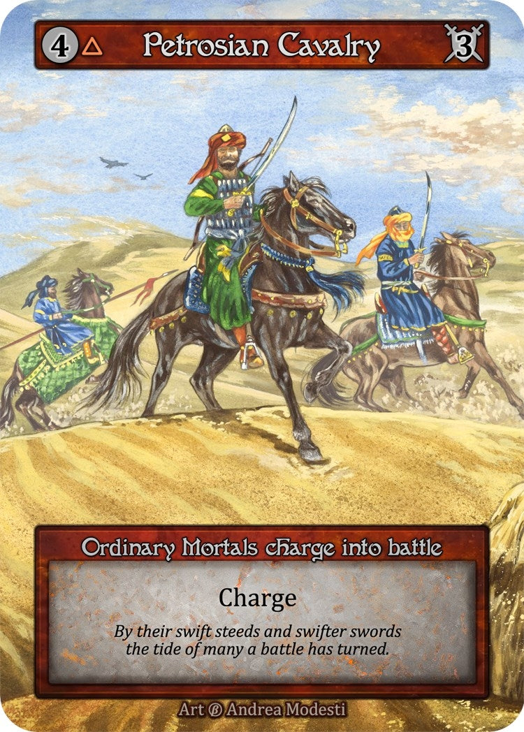 Image for Petrosian Cavalry (B) - Sorcery: Contested Realm