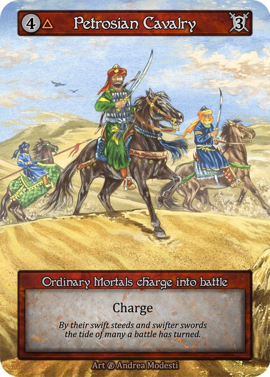 Image for Petrosian Cavalry (B) - Sorcery: Contested Realm