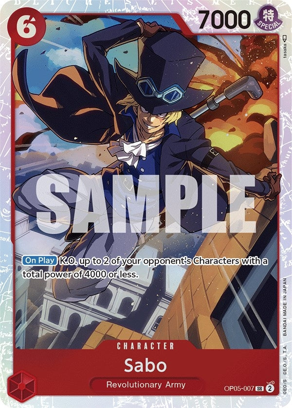 Image for Sabo (007) [OP05-007] - One Piece Card Game