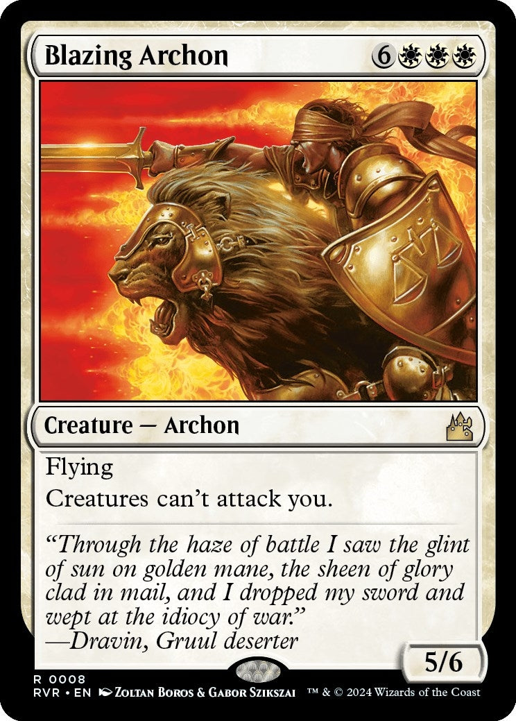 Image for Blazing Archon [8] - Magic: The Gathering