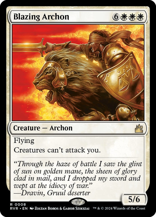 Image for Blazing Archon [8] - Magic: The Gathering