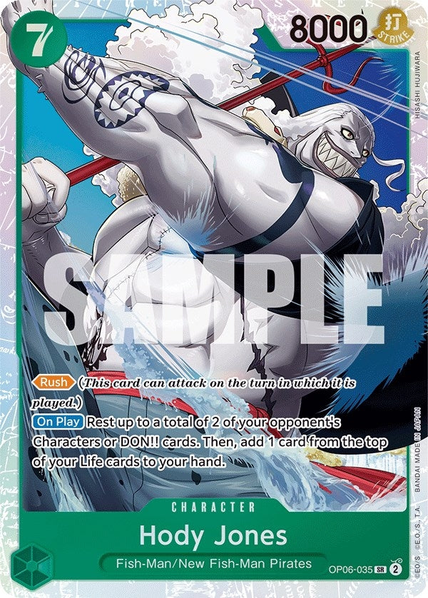 Image for Hody Jones (035) [OP06-035] - One Piece Card Game