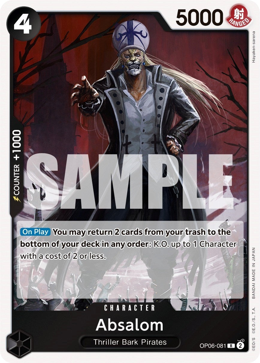 Image for Absalom [OP06-081] - One Piece Card Game