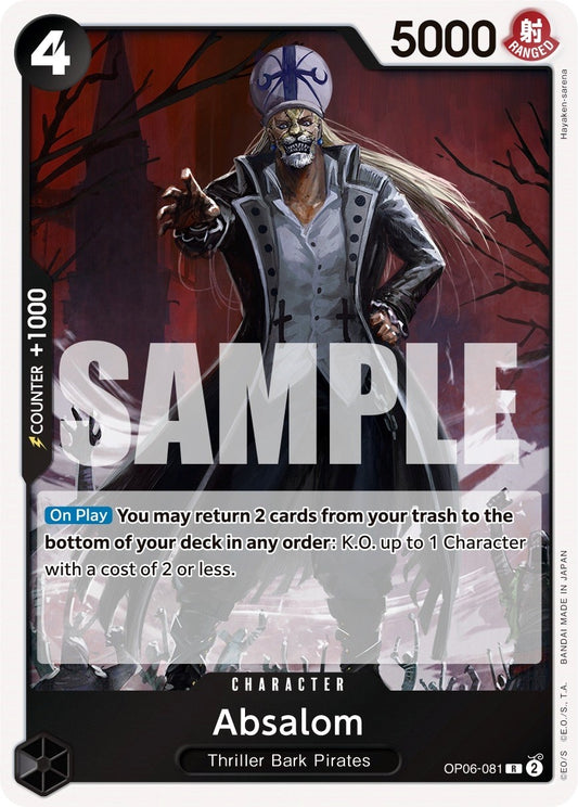 Image for Absalom [OP06-081] - One Piece Card Game