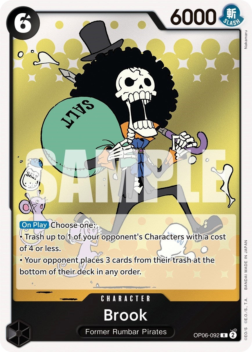 Image for Brook [OP06-092] - One Piece Card Game