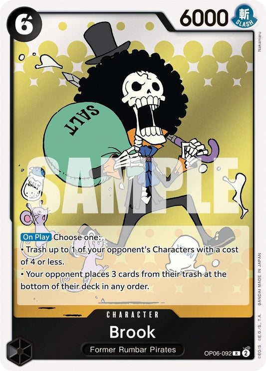 Image for Brook [OP06-092] - One Piece Card Game