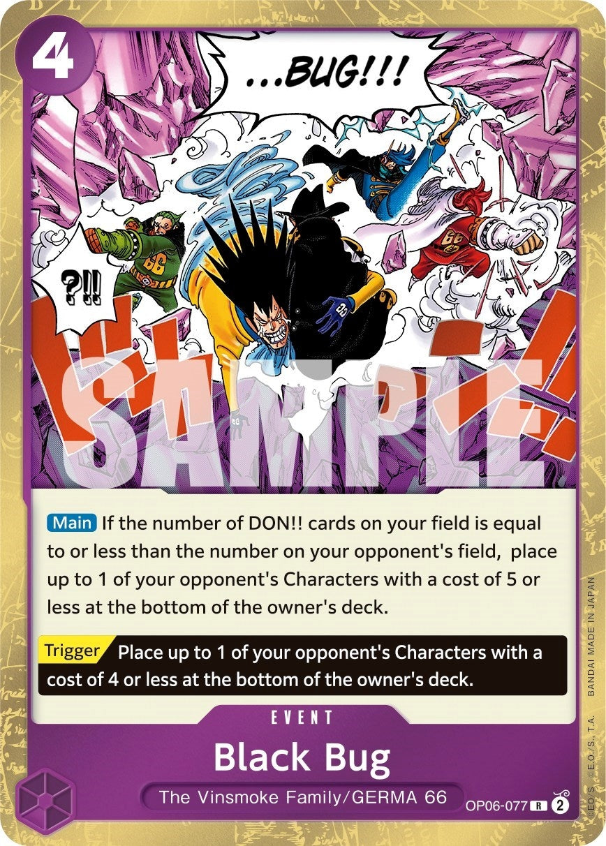 Image for Black Bug [OP06-077] - One Piece Card Game