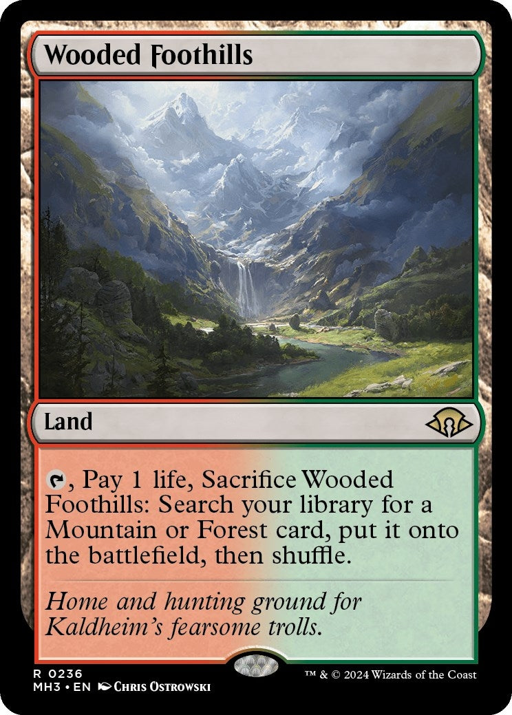 Image for Wooded Foothills [236] - Magic: The Gathering