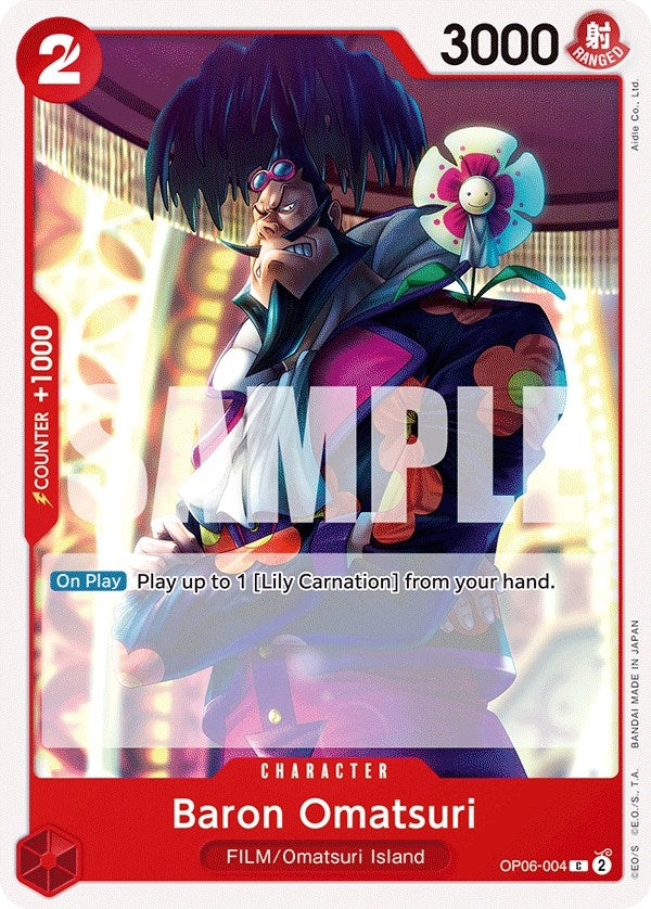 Image for Baron Omatsuri [OP06-004] - One Piece Card Game