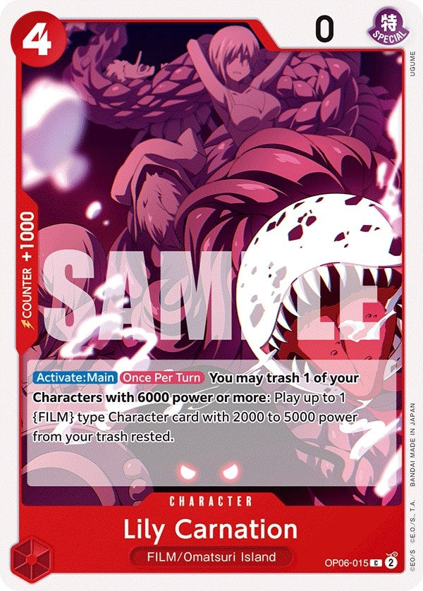 Image for Lily Carnation [OP06-015] - One Piece Card Game