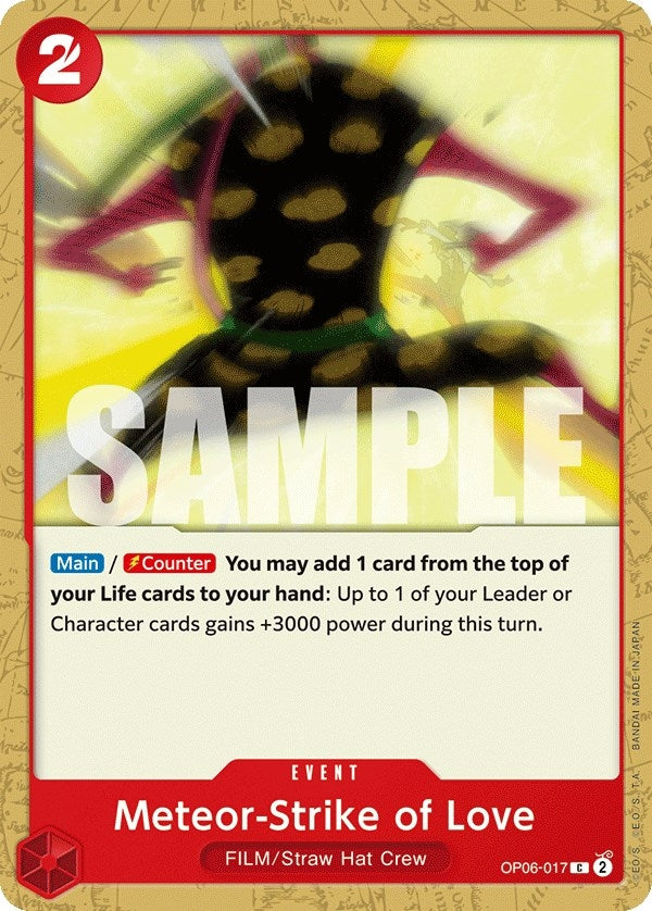 Image for Meteor-Strike of Love [OP06-017] - One Piece Card Game