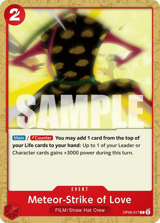 Image for Meteor-Strike of Love [OP06-017] - One Piece Card Game