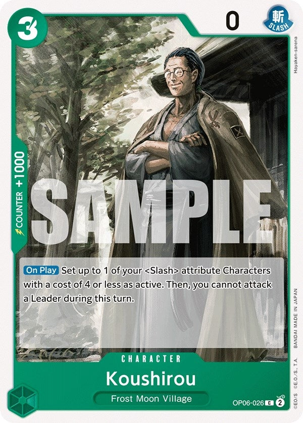Image for Koushirou [OP06-026] - One Piece Card Game