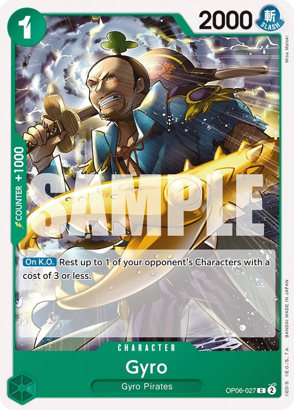 Image for Gyro [OP06-027] - One Piece Card Game