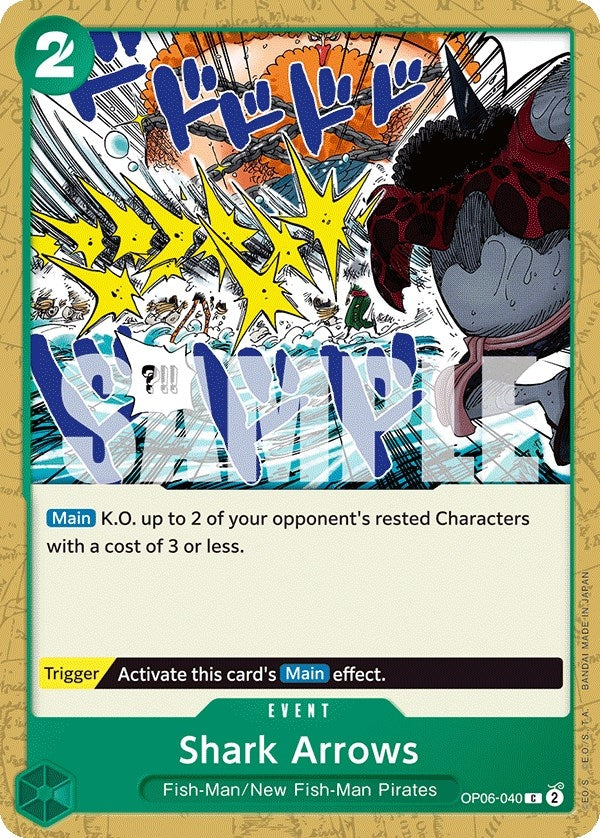 Image for Shark Arrows [OP06-040] - One Piece Card Game