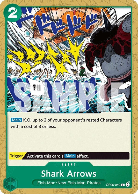 Image for Shark Arrows [OP06-040] - One Piece Card Game