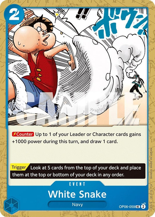 Image for White Snake [OP06-059] - One Piece Card Game