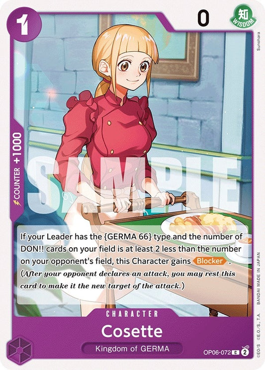Image for Cosette [OP06-072] - One Piece Card Game