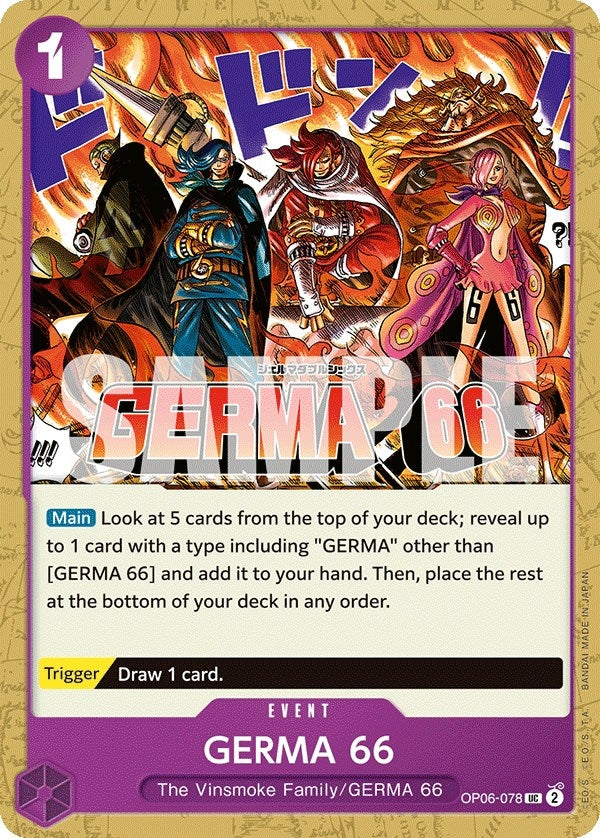Image for GERMA 66 [OP06-078] - One Piece Card Game