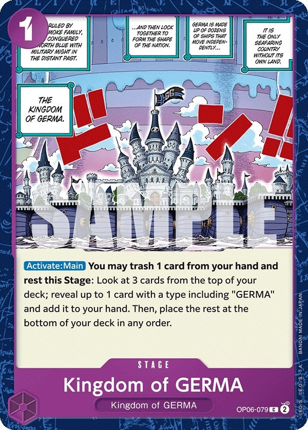 Image for Kingdom of GERMA [OP06-079] - One Piece Card Game