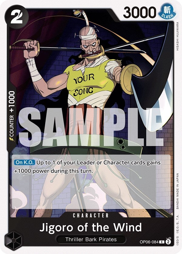 Image for Jigoro of the Wind [OP06-084] - One Piece Card Game
