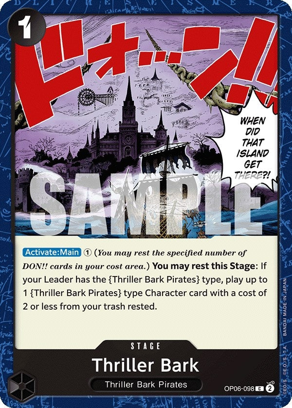 Image for Thriller Bark [OP06-098] - One Piece Card Game