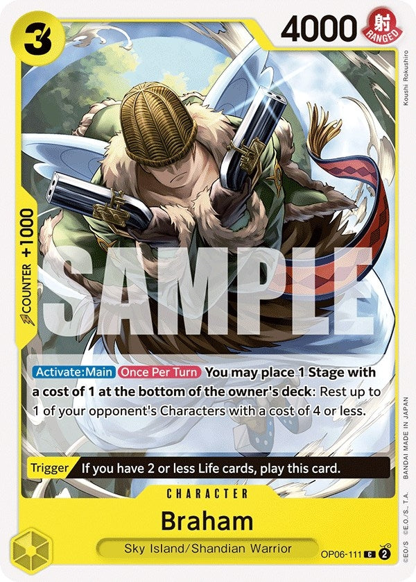 Image for Braham [OP06-111] - One Piece Card Game