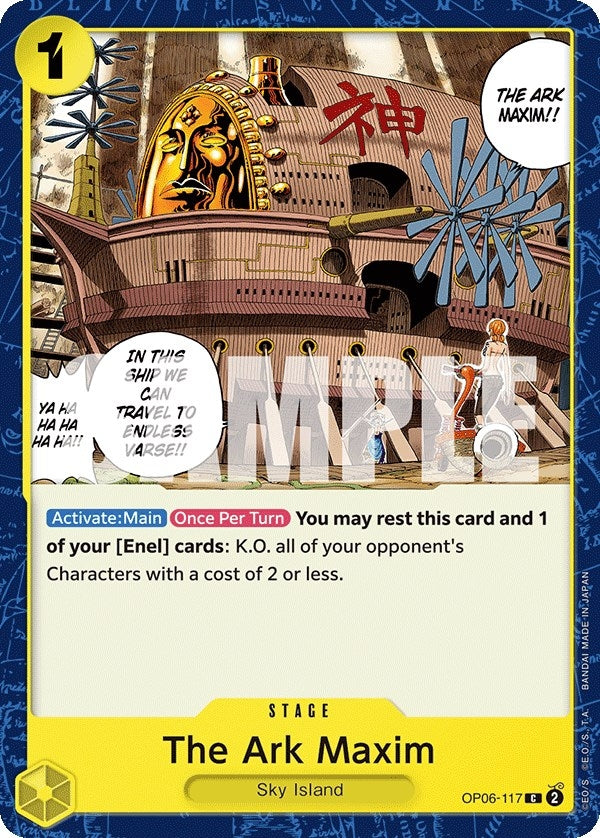 Image for The Ark Maxim [OP06-117] - One Piece Card Game