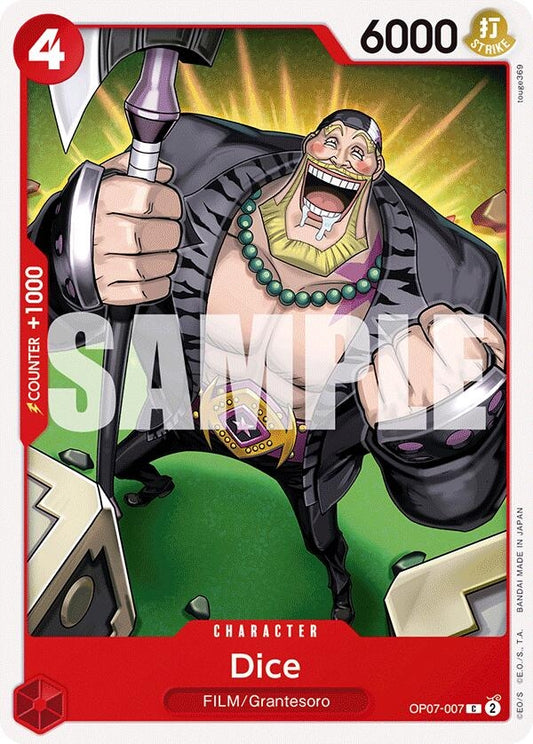 Image for Dice [OP07-007] - One Piece Card Game