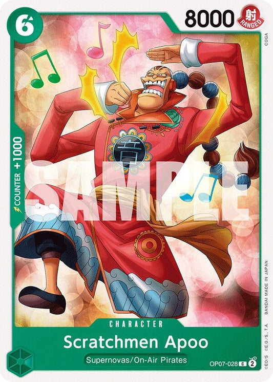 Image for Scratchmen Apoo [OP07-028] - One Piece Card Game