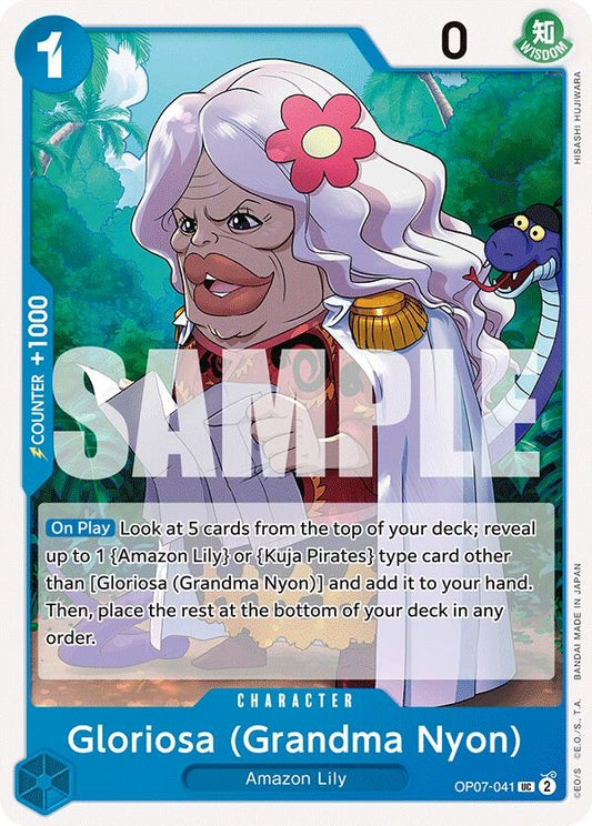 Image for Gloriosa (Grandma Nyon) [OP07-041] - One Piece Card Game